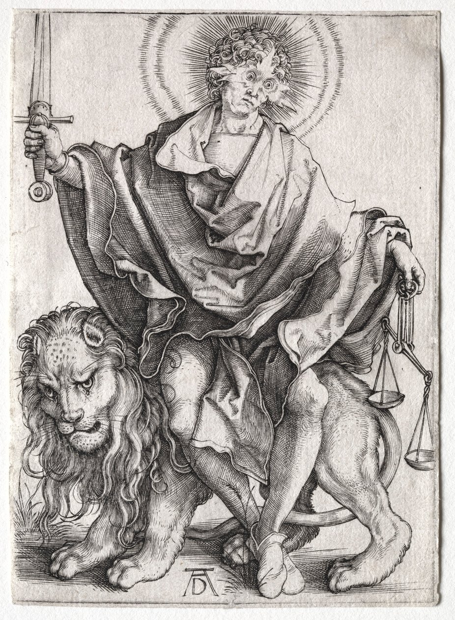 Filho da justiça, c. 1500. de Albrecht Dürer