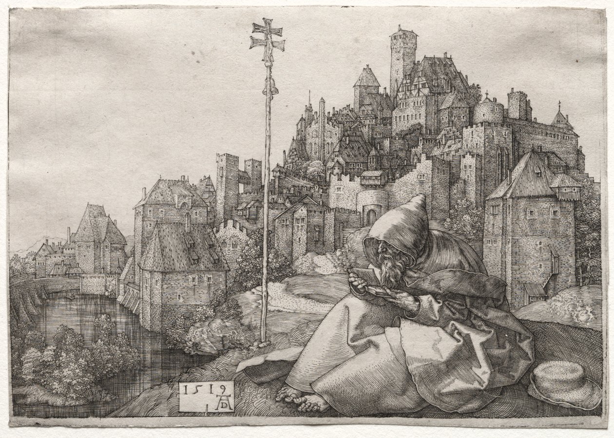 Leitura de Santo António de Albrecht Dürer