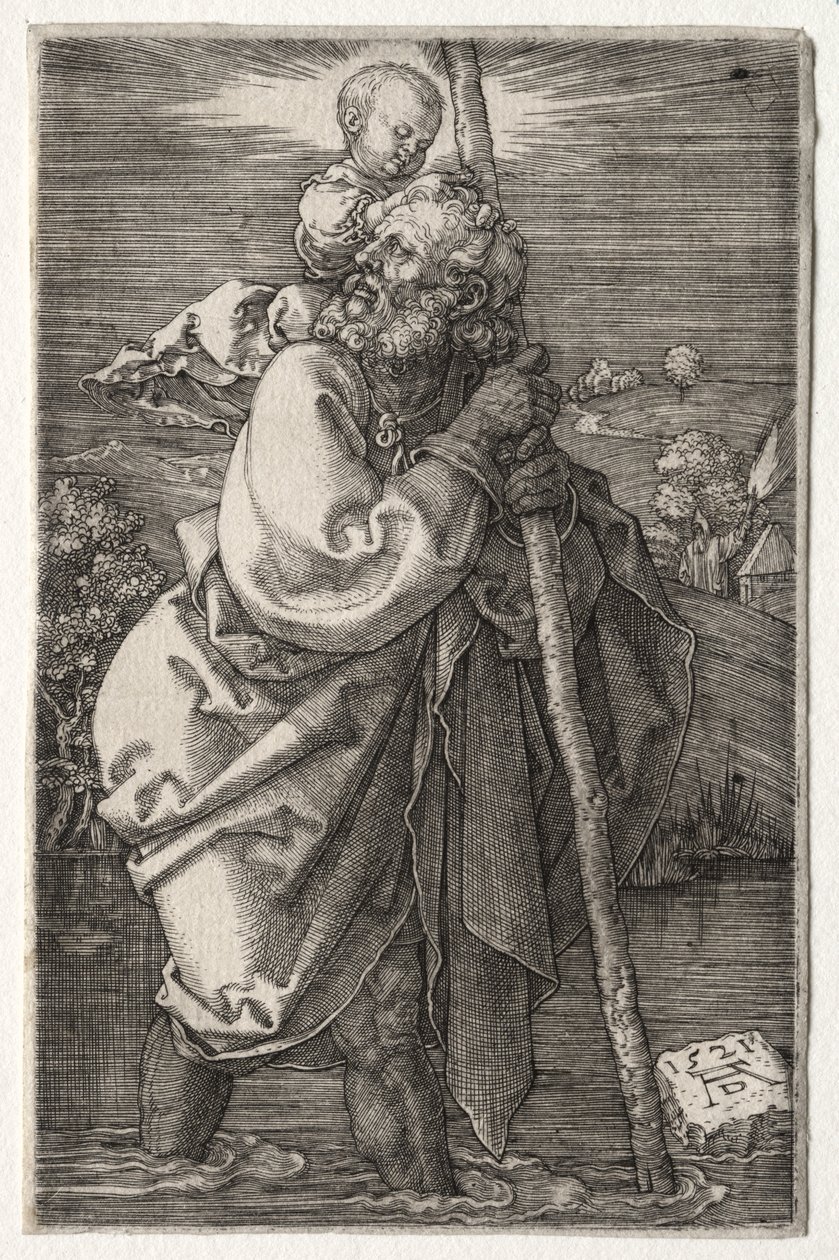 São Cristóvão, Virado à Esquerda de Albrecht Dürer