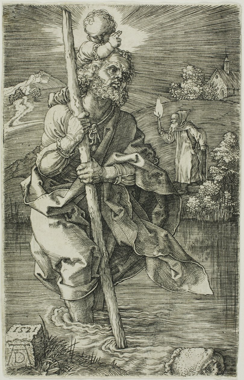 São Cristóvão Virado à Direita de Albrecht Dürer