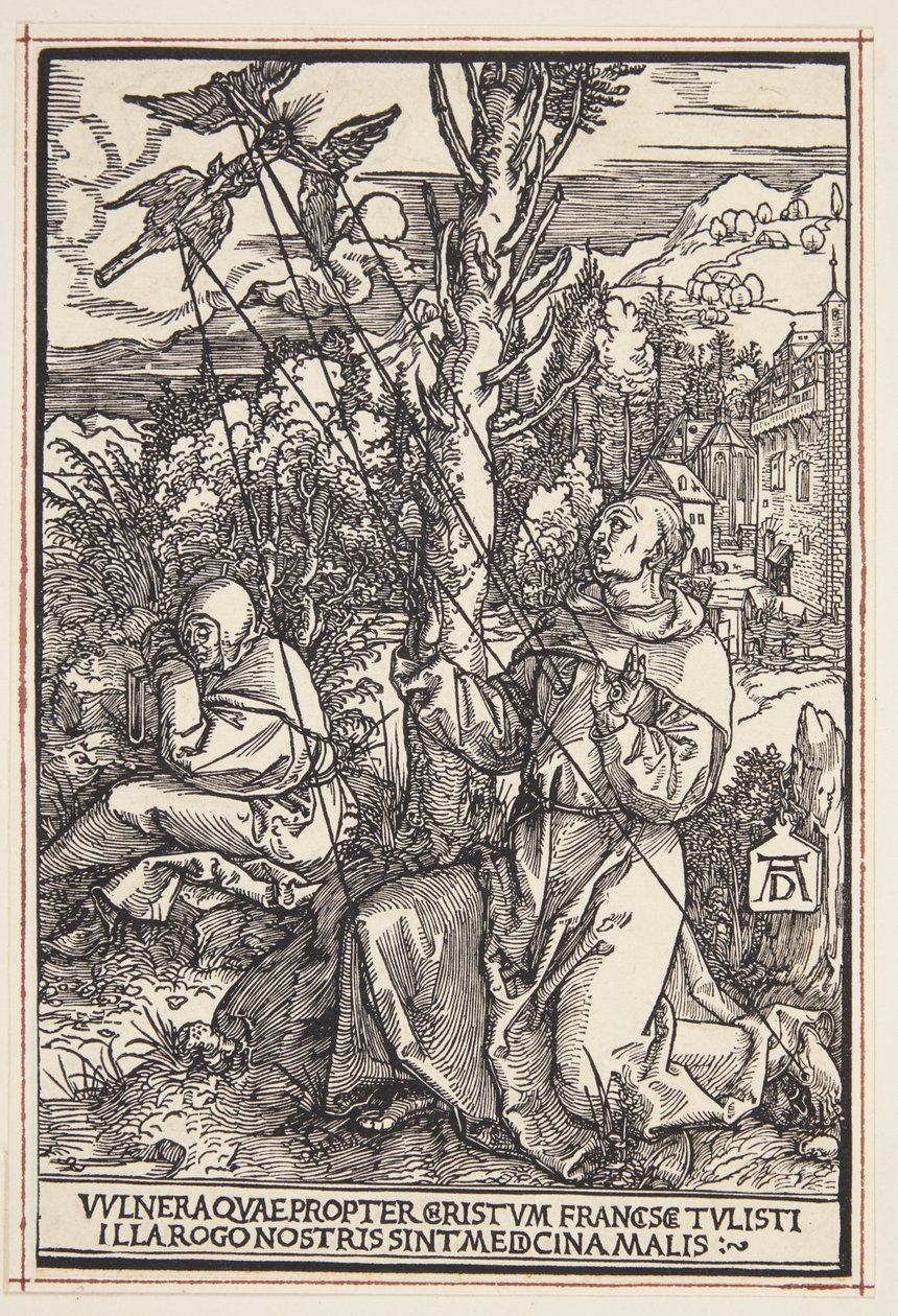 São Francisco recebendo os estigmas de Albrecht Dürer
