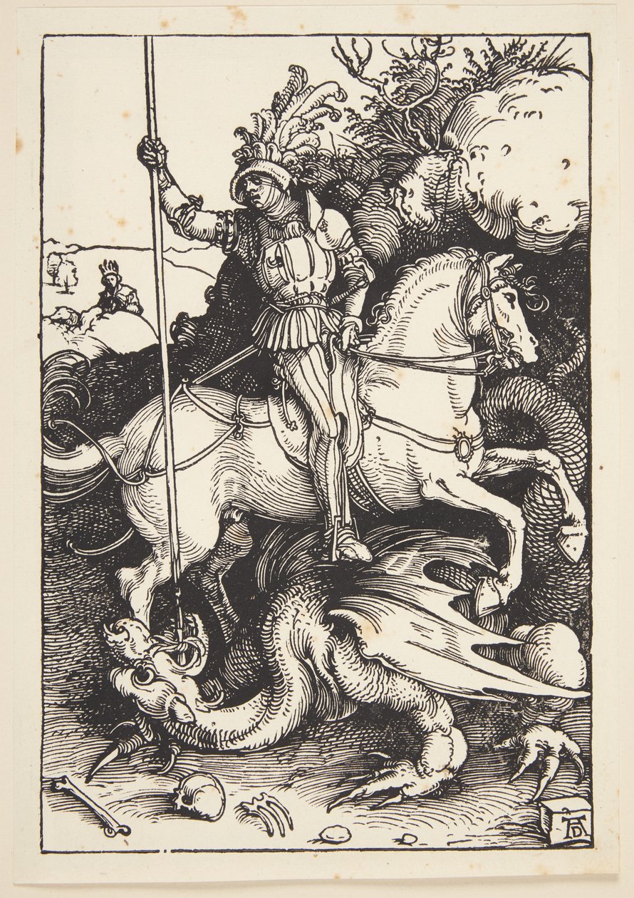 São Jorge matando o dragão de Albrecht Dürer