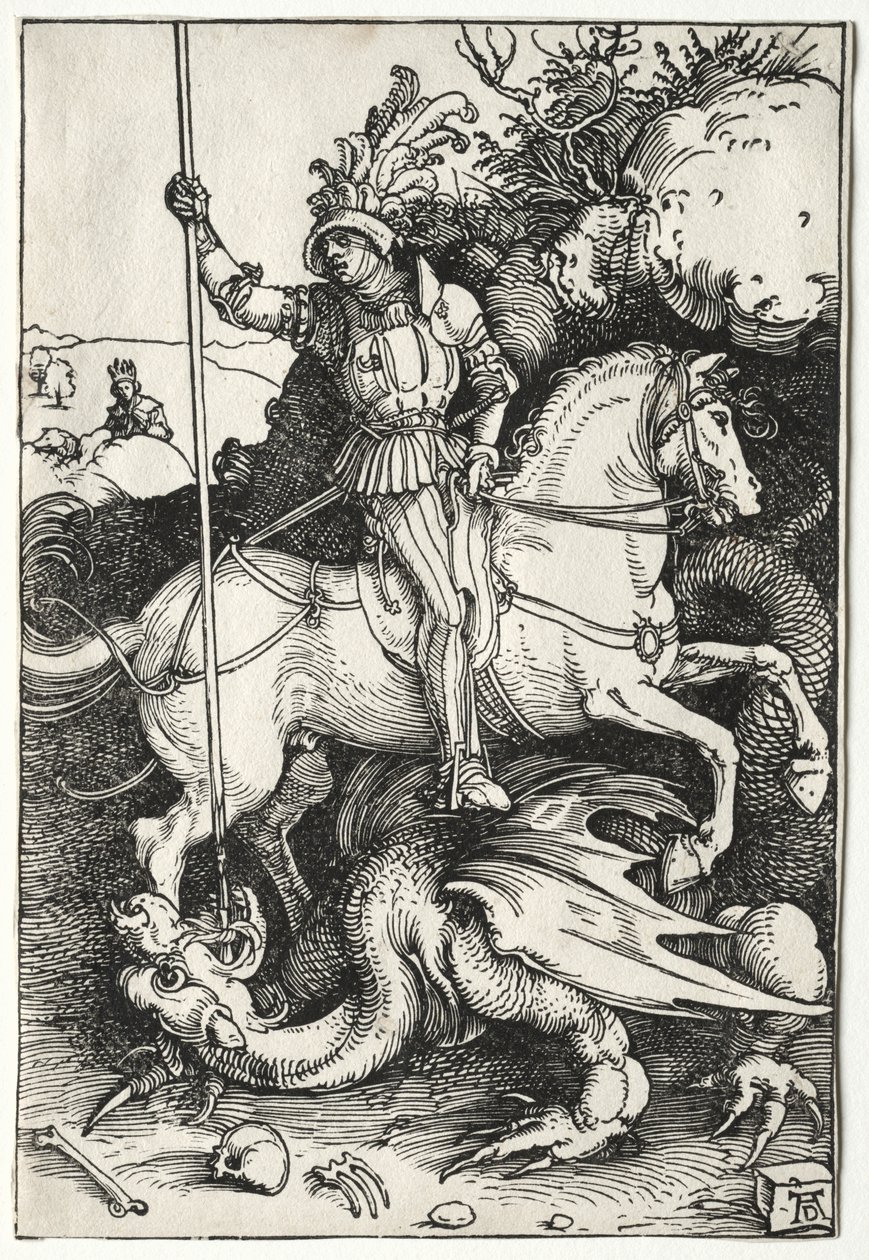 São Jorge matando o dragão de Albrecht Dürer