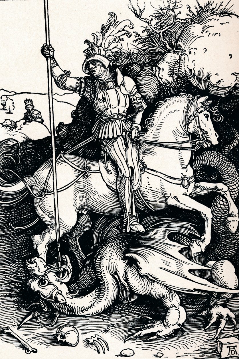 São Jorge e o Dragão, 1505 1906 de Albrecht Dürer