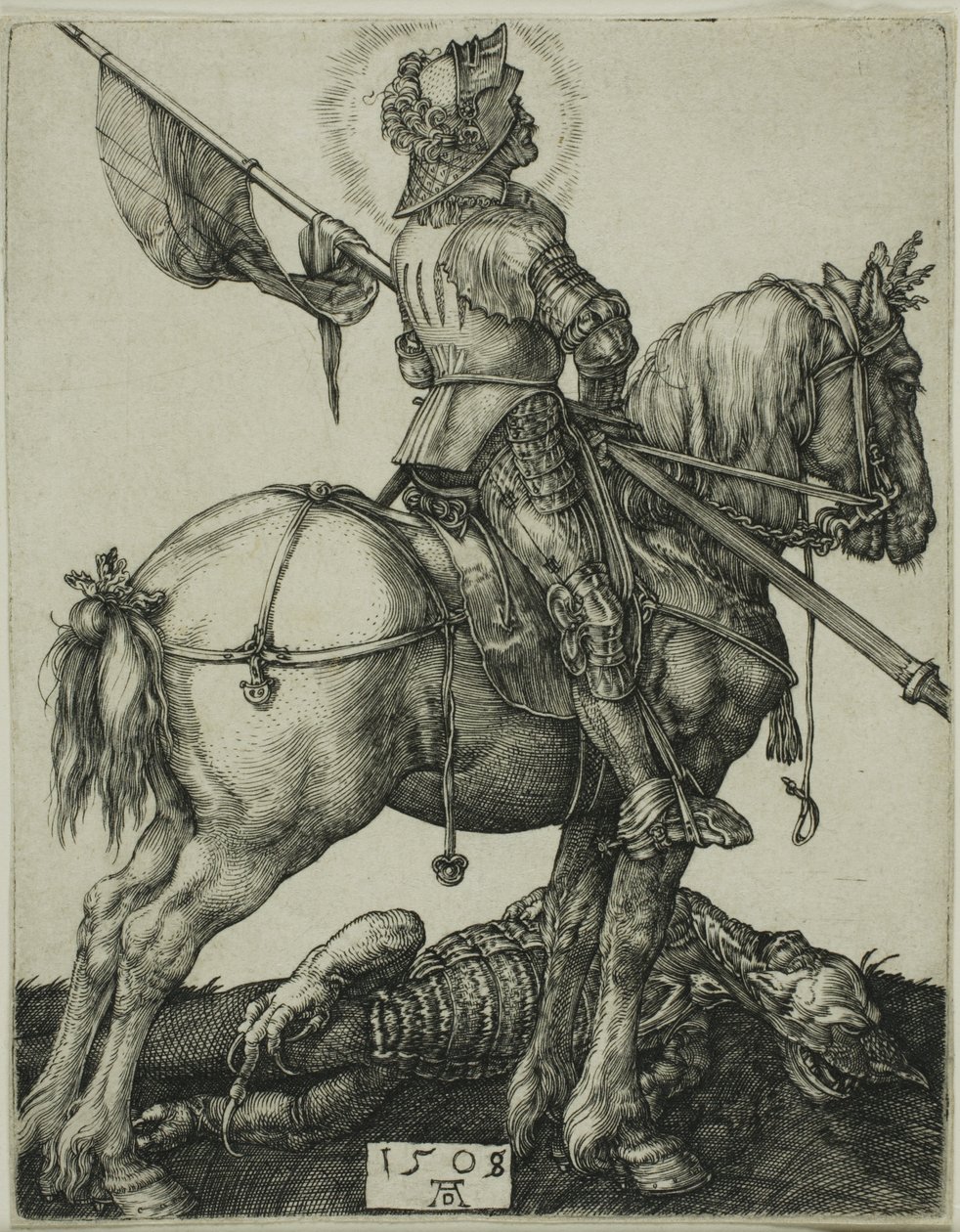 São Jorge a cavalo de Albrecht Dürer