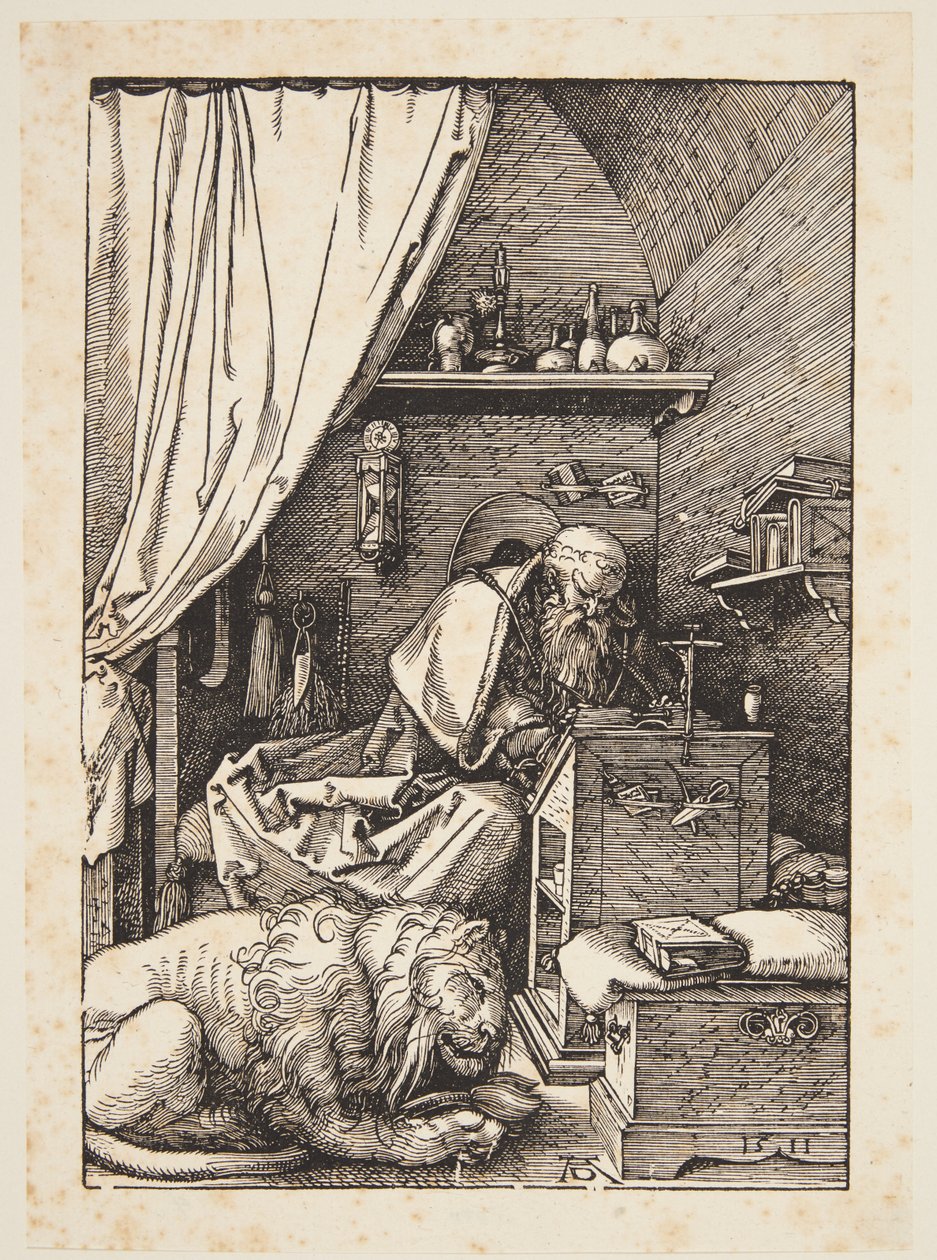 São Jerônimo em sua cela de Albrecht Dürer