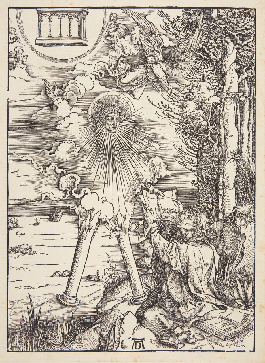 São João devorando o livro de Albrecht Dürer