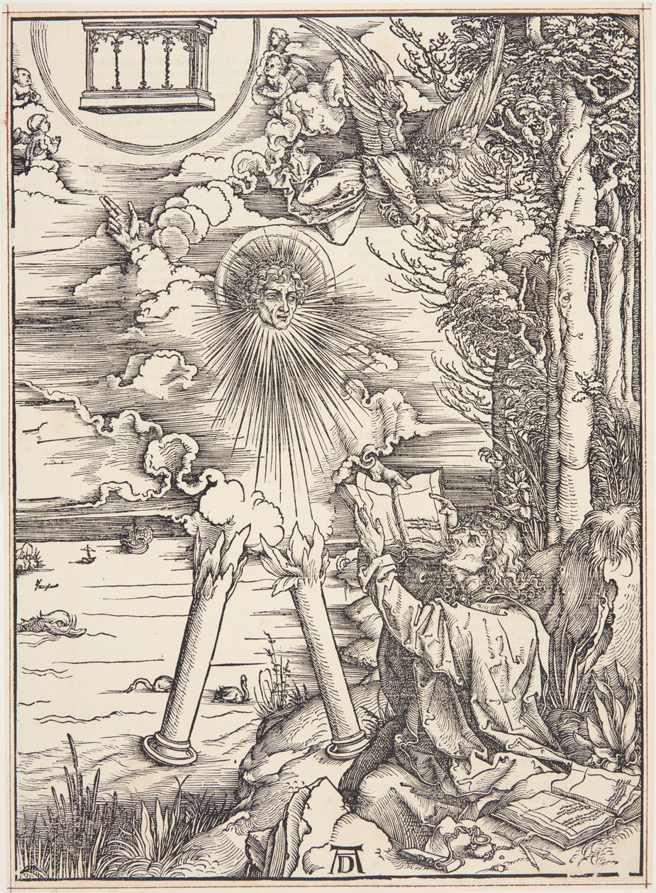 São João devorando o livro de Albrecht Dürer