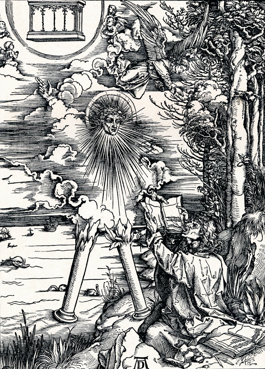 São João Devorando o Livro, 1498 1906 de Albrecht Dürer