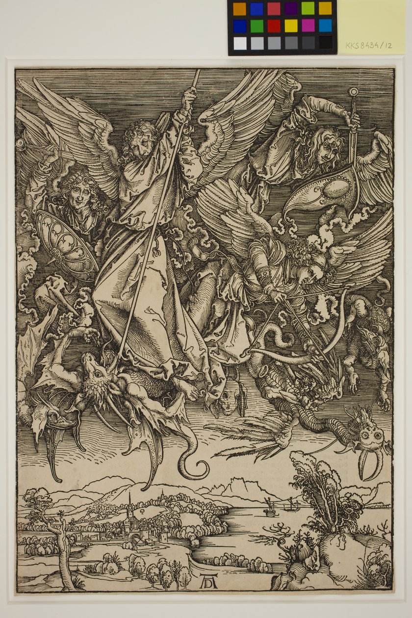 São Miguel lutando contra o dragão de Albrecht Dürer