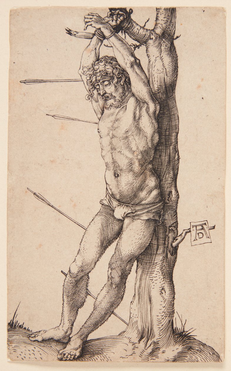 São Sebastião junto à árvore de Albrecht Dürer