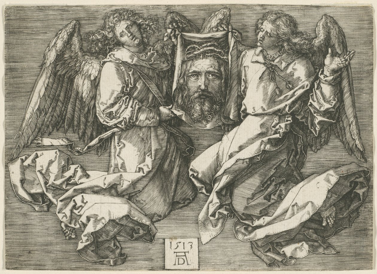 Sudário exibido por dois anjos de Albrecht Dürer