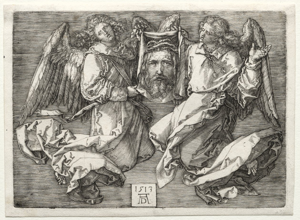 Sudário exibido por dois anjos de Albrecht Dürer