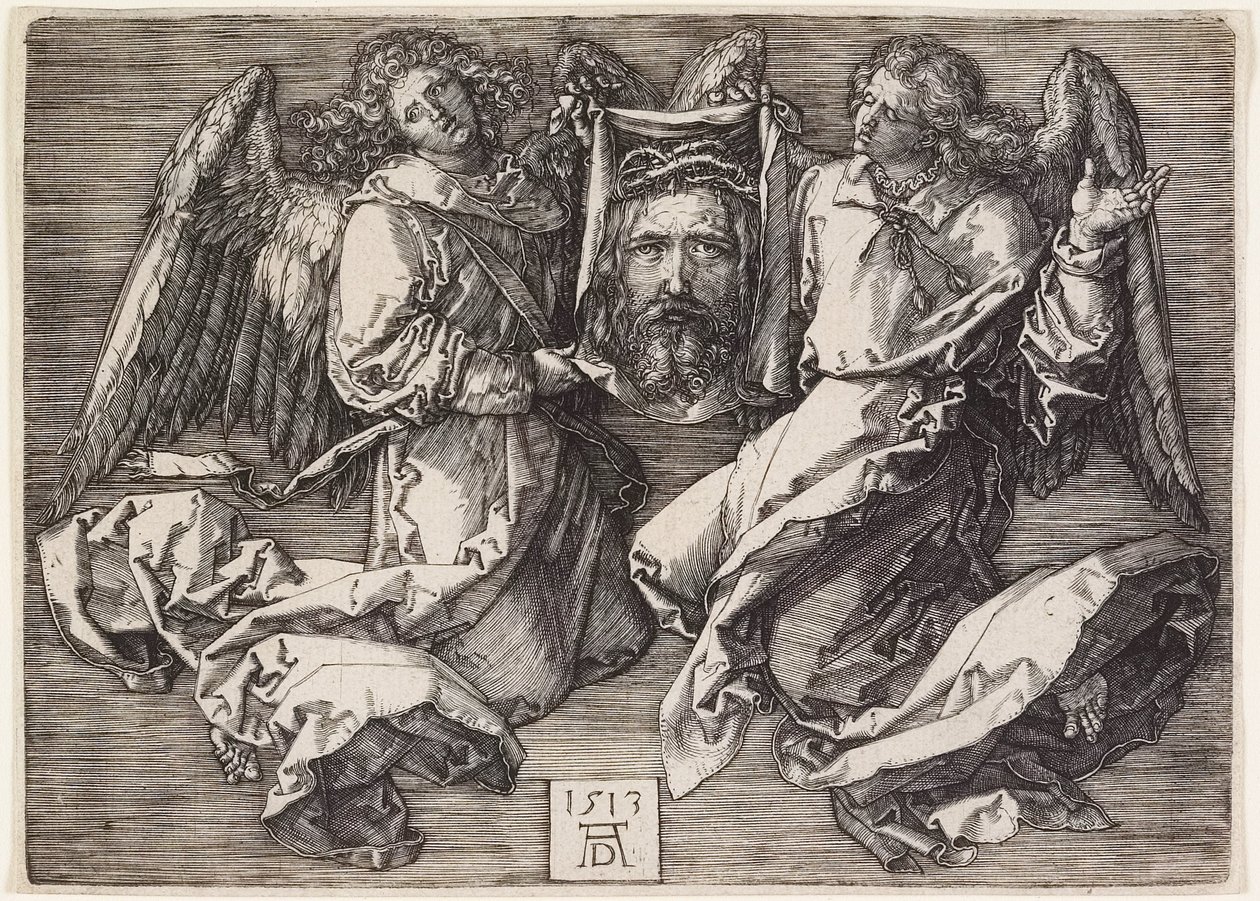 O Sudário exibido por dois anjos de Albrecht Dürer