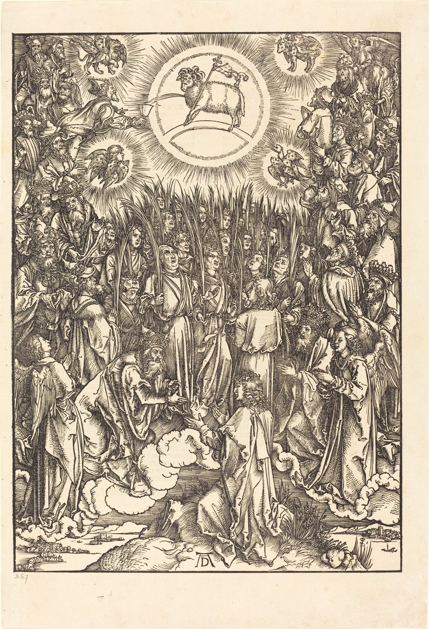 A Adoração do Cordeiro de Albrecht Dürer
