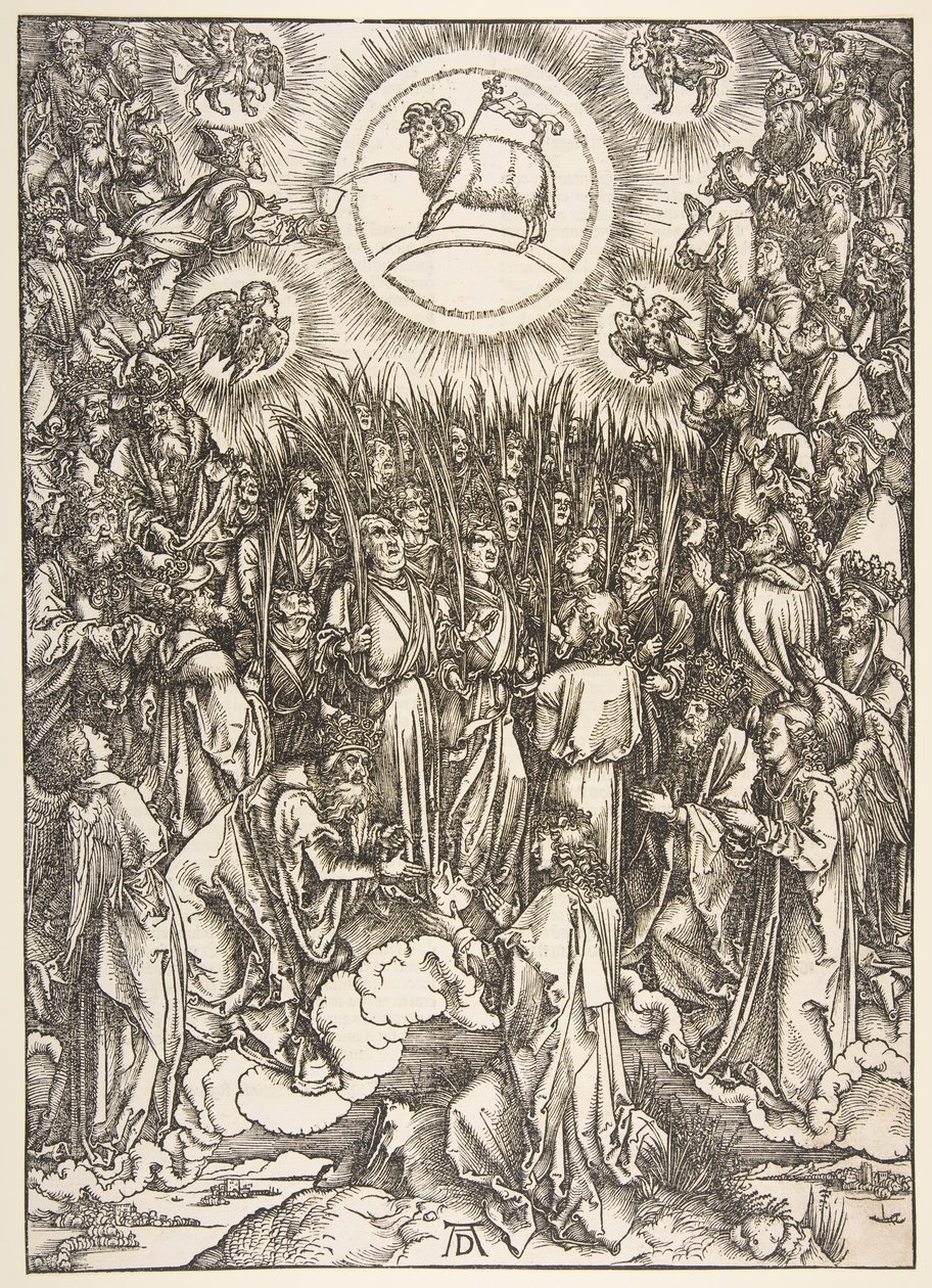 A Adoração do Cordeiro, da série Apocalipse. de Albrecht Dürer