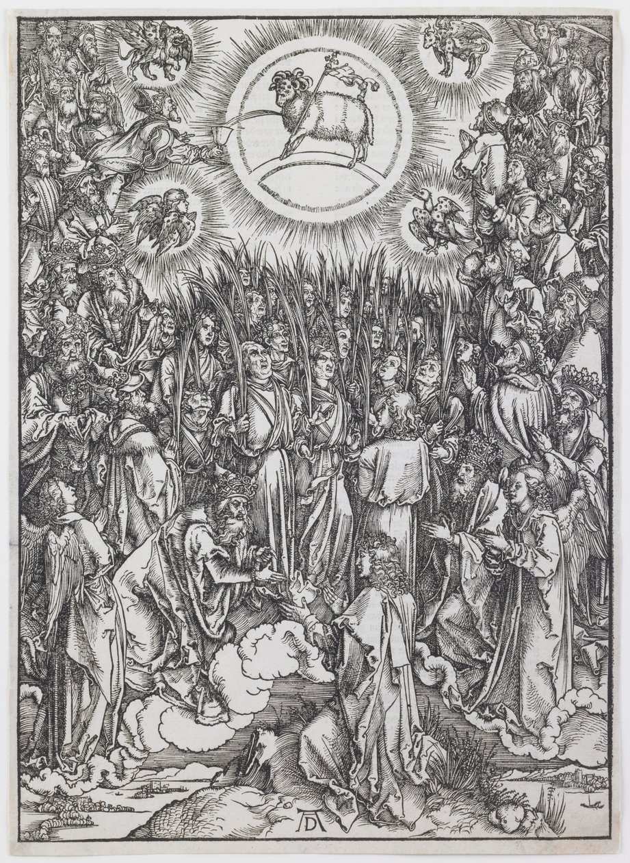 A Adoração do Cordeiro, da série “O Apocalipse” de Albrecht Dürer