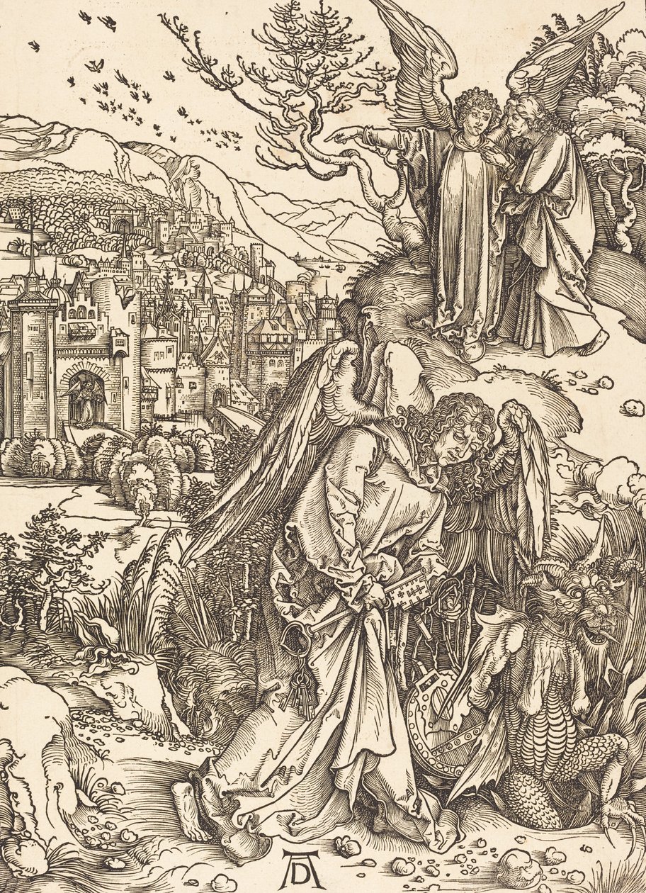 O Anjo com a Chave do Poço Sem Fundo, 1498. de Albrecht Dürer
