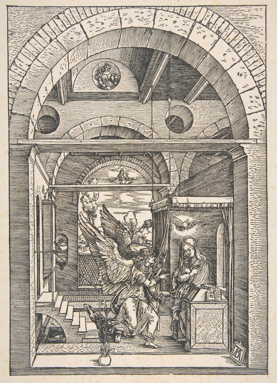 A Anunciação, de "A Vida da Virgem" de Albrecht Dürer