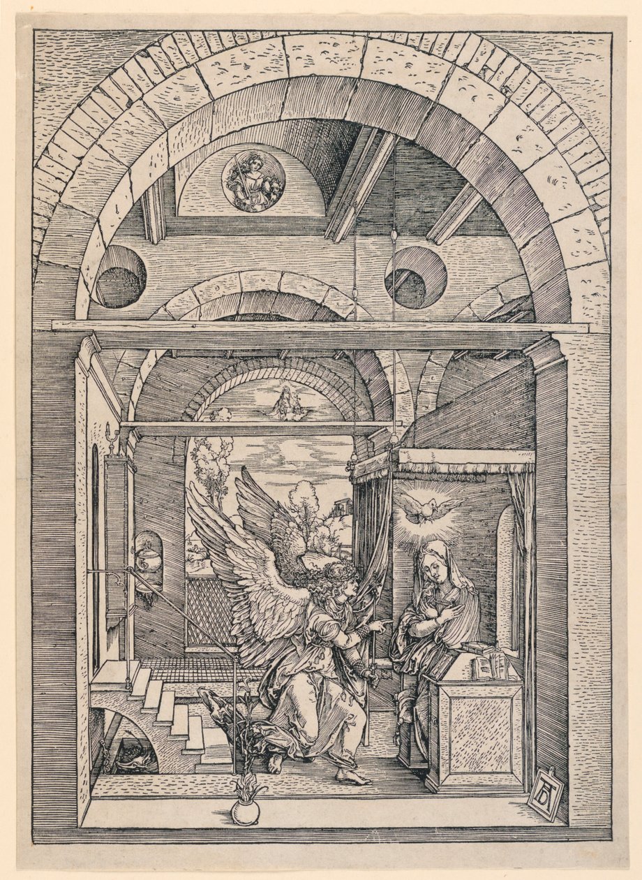 A Anunciação, da série Vida da Virgem de Albrecht Dürer