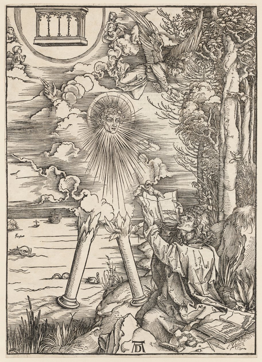 O Apocalipse: São João devorando o livro de Albrecht Dürer