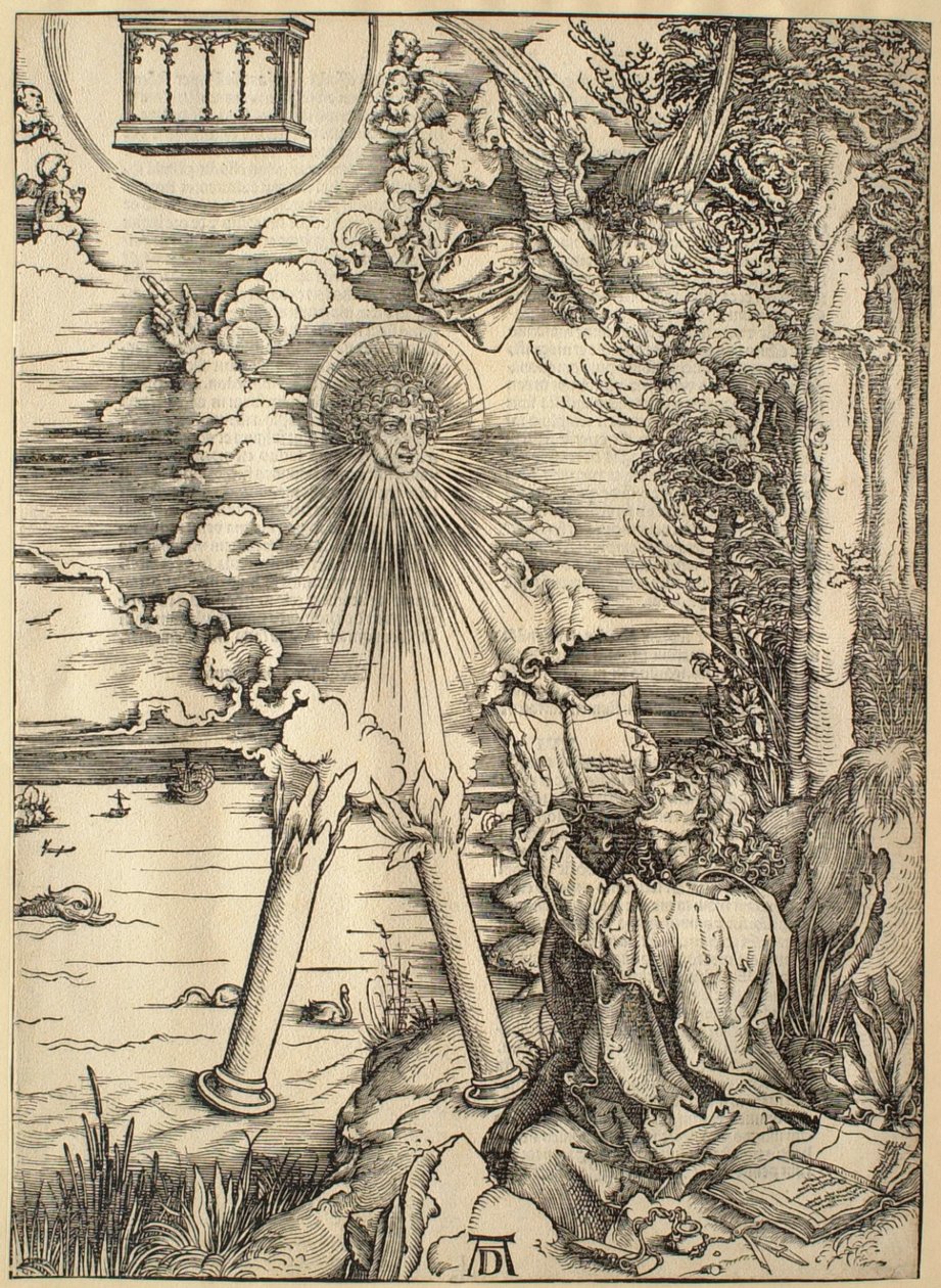 O Apocalipse: São João devorando o livro de Albrecht Dürer