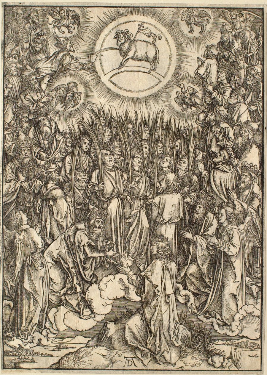 O Apocalipse: A adoração do Cordeiro de Albrecht Dürer