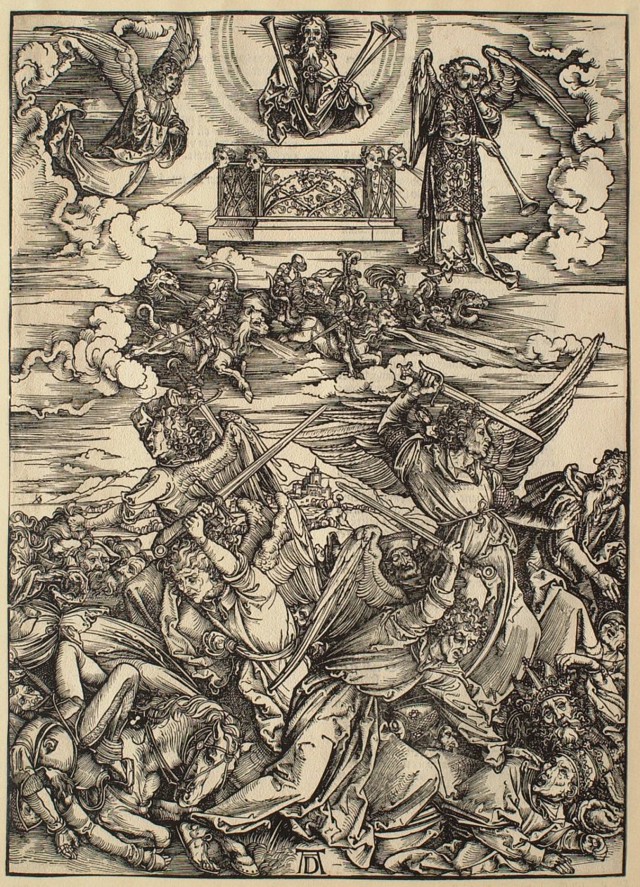 O Apocalipse: os quatro anjos vingadores de Albrecht Dürer