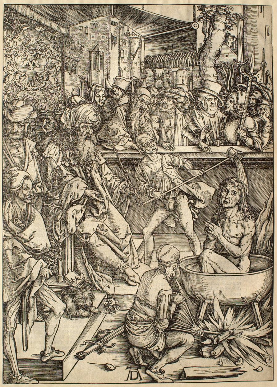 O Apocalipse: o martírio de São João de Albrecht Dürer
