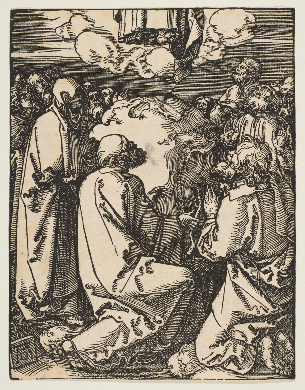 A Ascensão, de The Small Passion, ca. 1510 de Albrecht Dürer