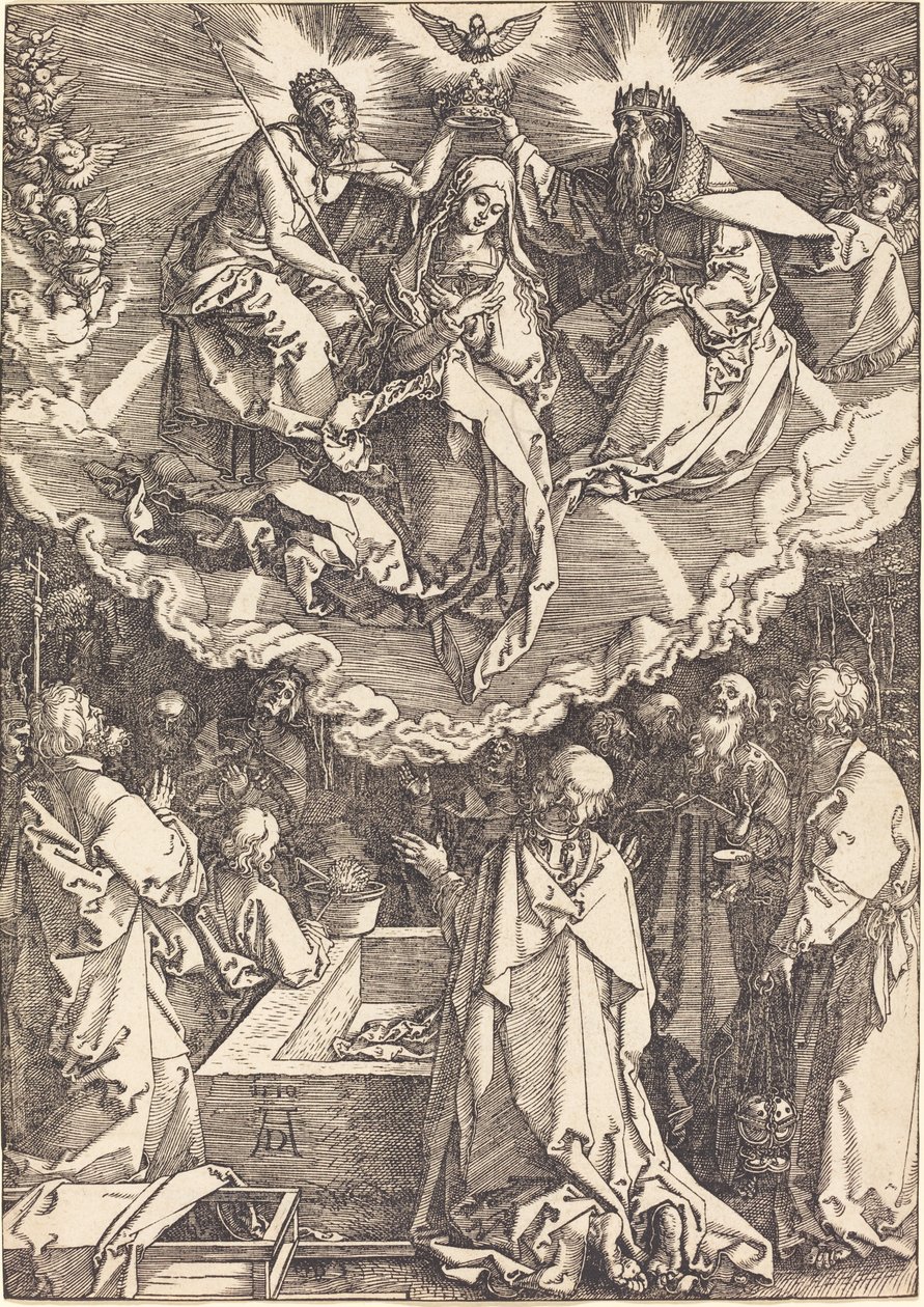 A Assunção e Coroação da Virgem de Albrecht Dürer