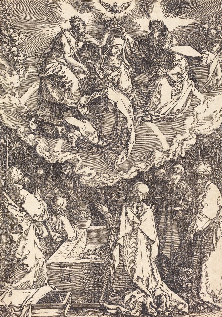 A Assunção e Coroação da Virgem, 1510. de Albrecht Dürer