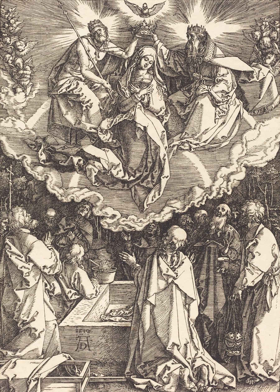 A Assunção e Coroação da Virgem, 1510. de Albrecht Dürer