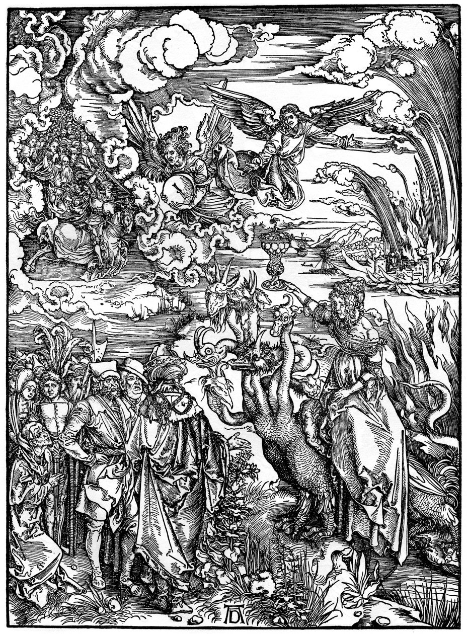 A prostituta babilônica, 1498, 1936. de Albrecht Dürer