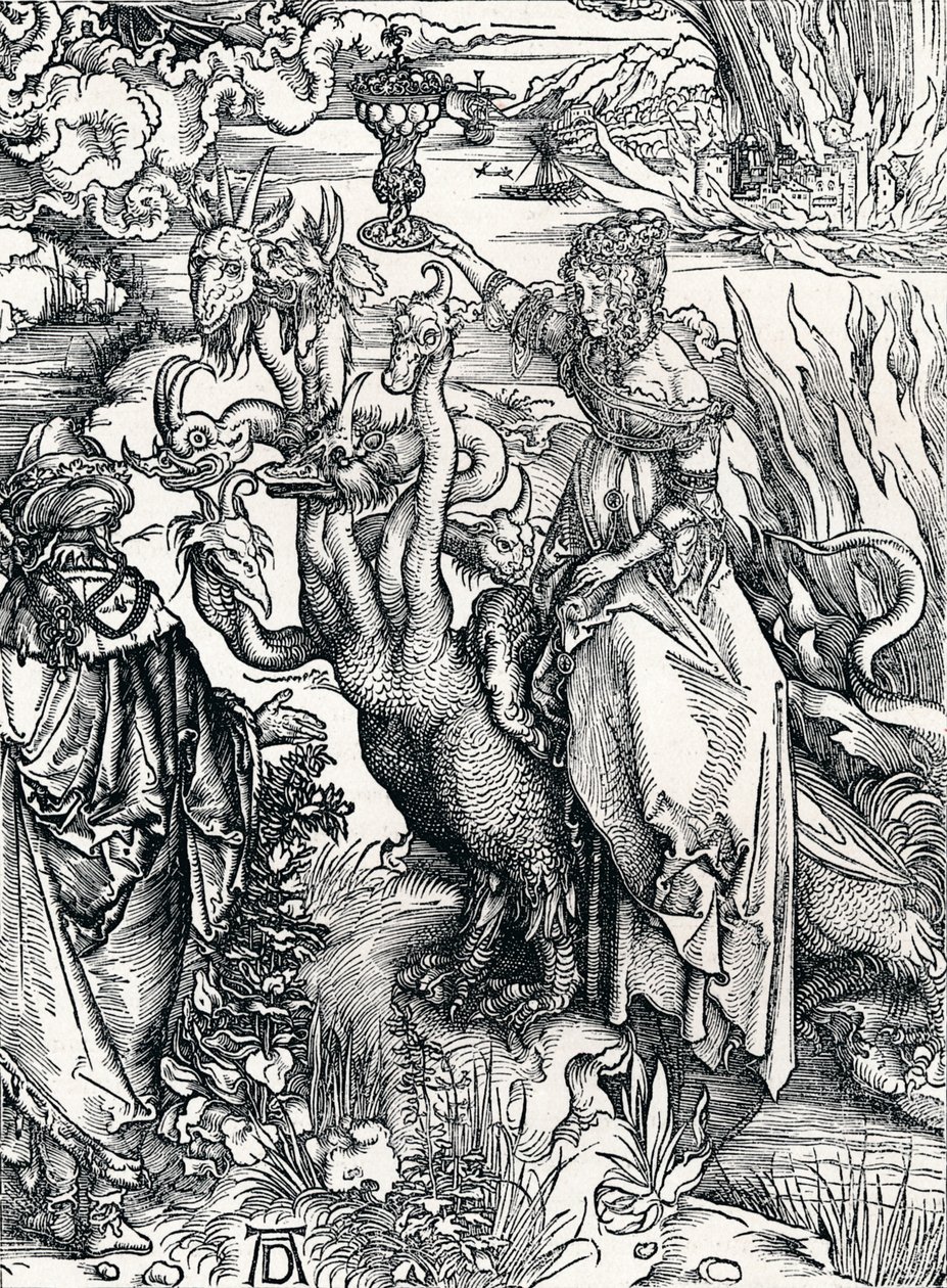 A prostituta babilônica, 1498, 1906 de Albrecht Dürer