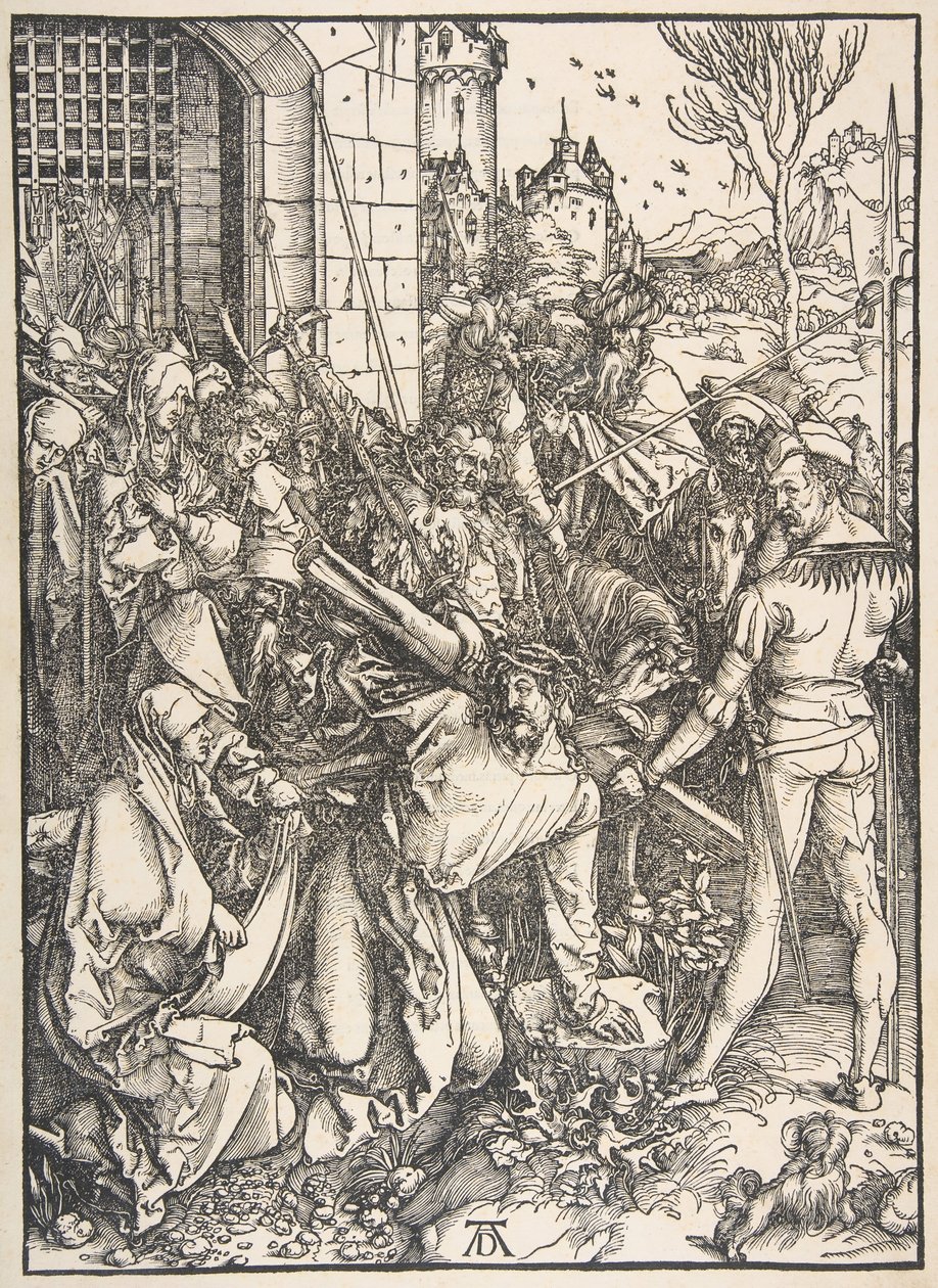 O rumo da cruz, de A grande paixão.nd de Albrecht Dürer
