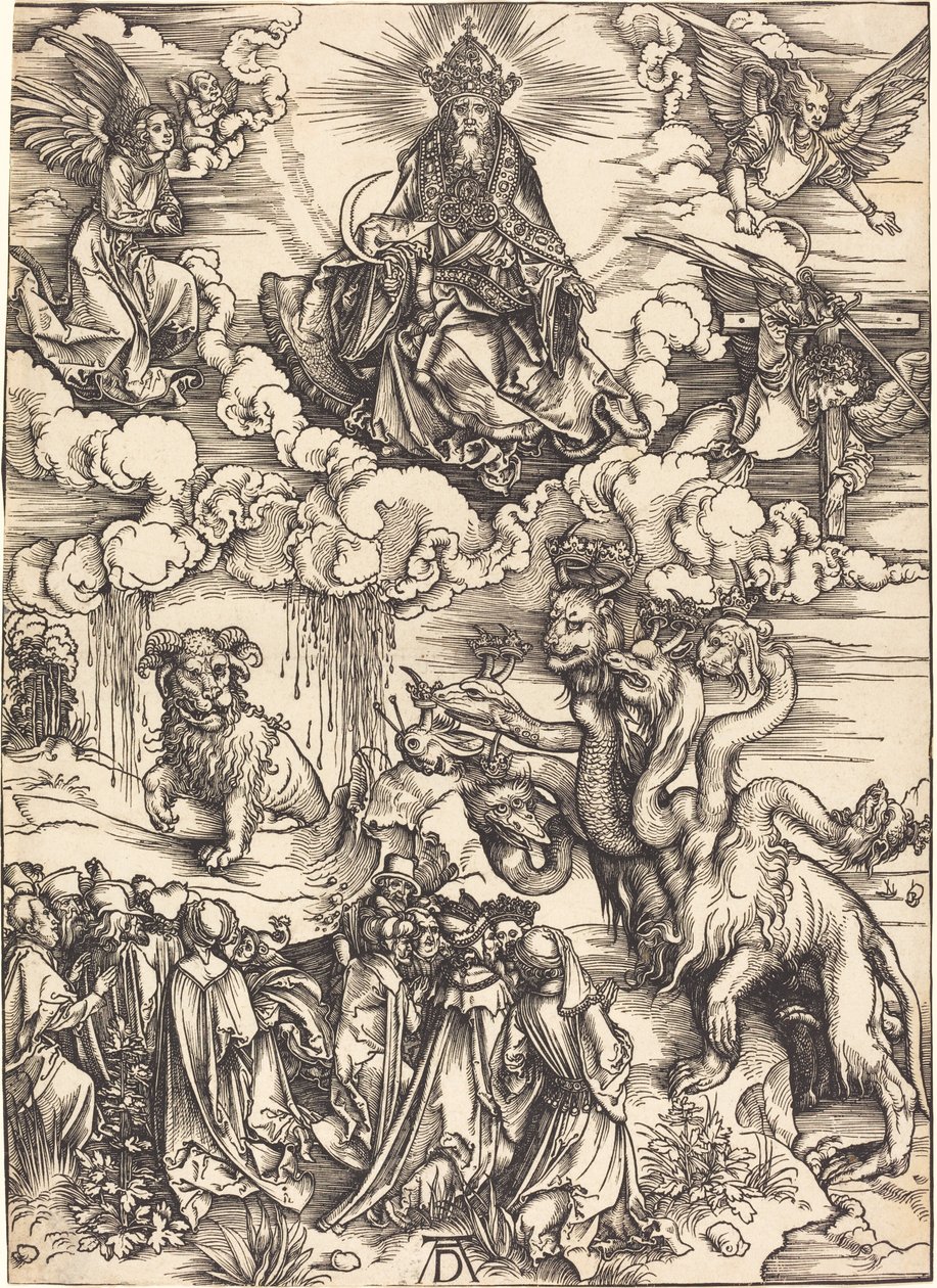A Besta com Dois Chifres como um Cordeiro de Albrecht Dürer