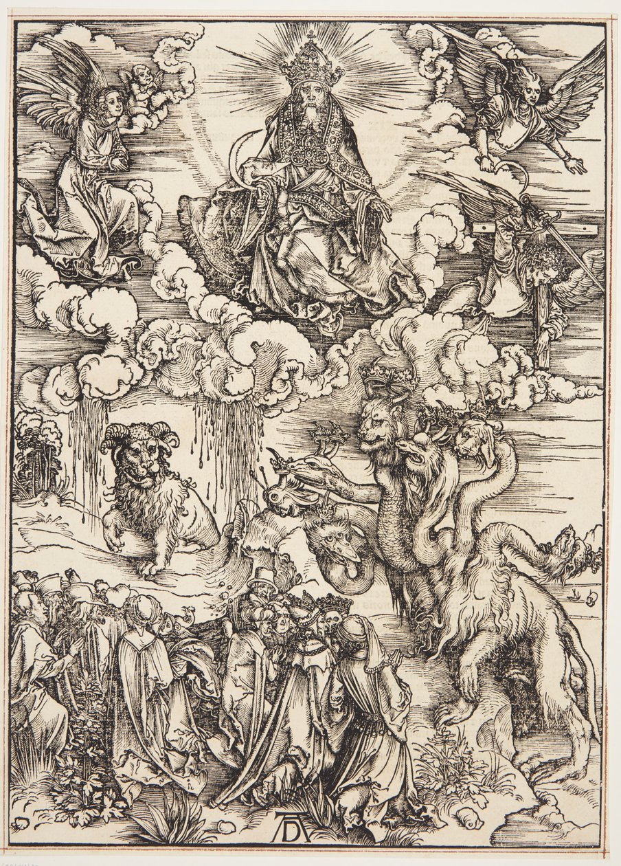 A Besta com Dois Chifres como um Cordeiro de Albrecht Dürer