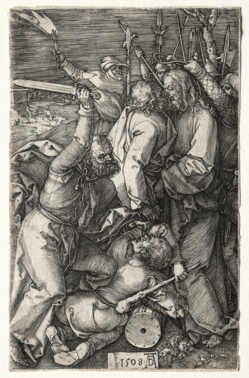 A traição de Cristo por Judas, 1508. de Albrecht Dürer