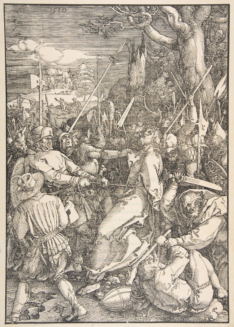 A Traição de Cristo, da Grande Paixão. de Albrecht Dürer