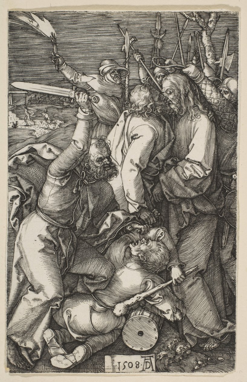 A Traição de Cristo, de The Passion, 1508. de Albrecht Dürer