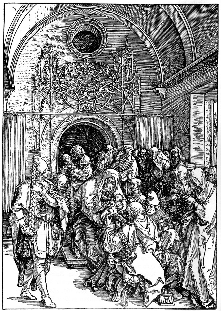 A circuncisão, 1502-1505, 1936 de Albrecht Dürer