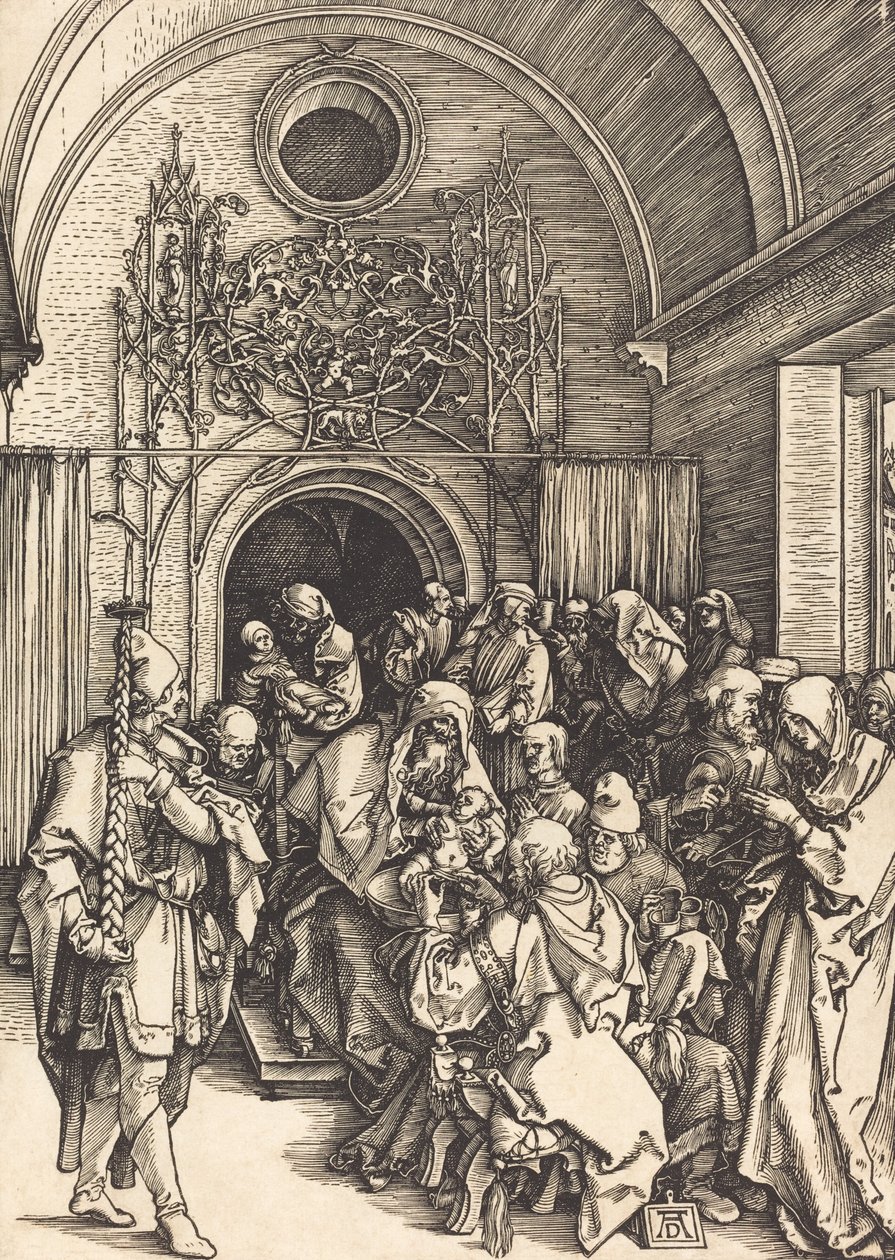 A circuncisão, c. 15041505. de Albrecht Dürer