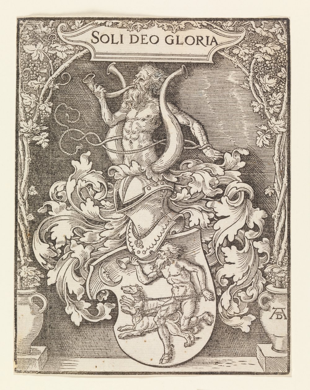 O brasão de armas de Tschertie de Albrecht Dürer
