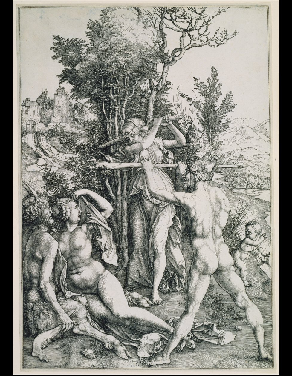 O combate da virtude e do prazer na presença de Hércules de Albrecht Dürer