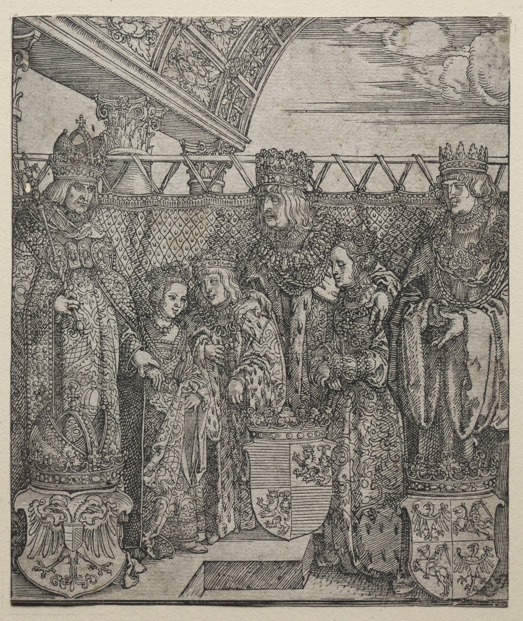 O Congresso dos Príncipes em Viena, 1512-1515. de Albrecht Dürer
