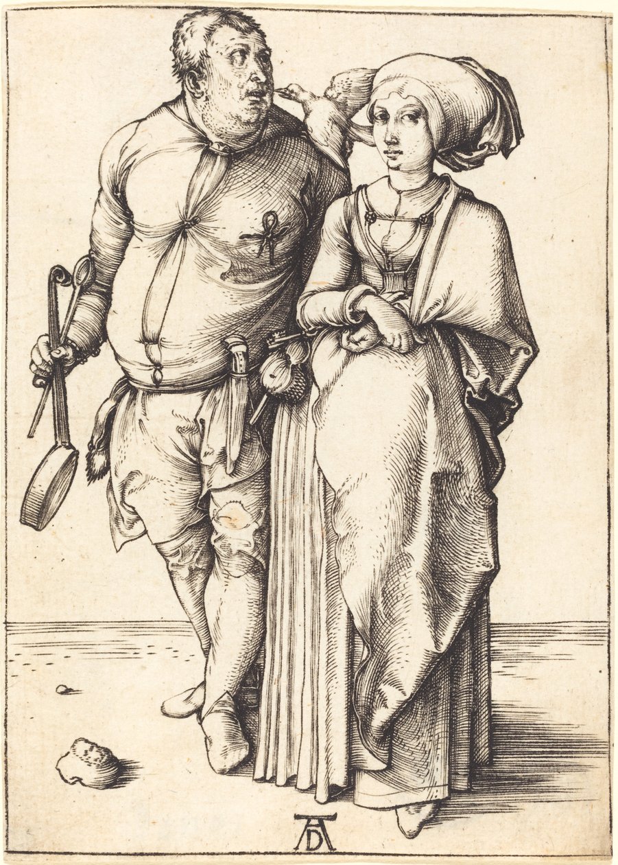 O cozinheiro e sua esposa de Albrecht Dürer