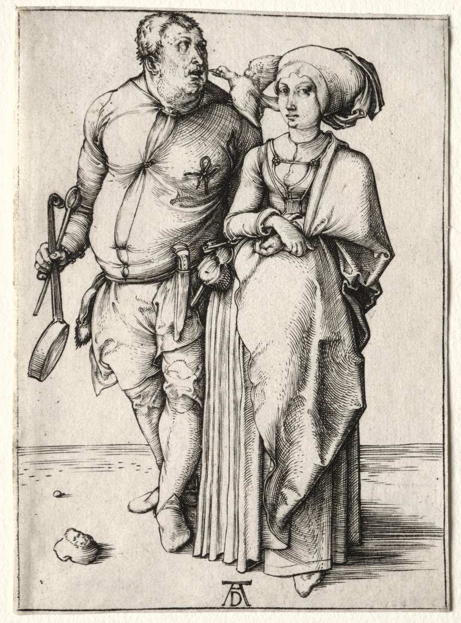 O cozinheiro e sua esposa de Albrecht Dürer