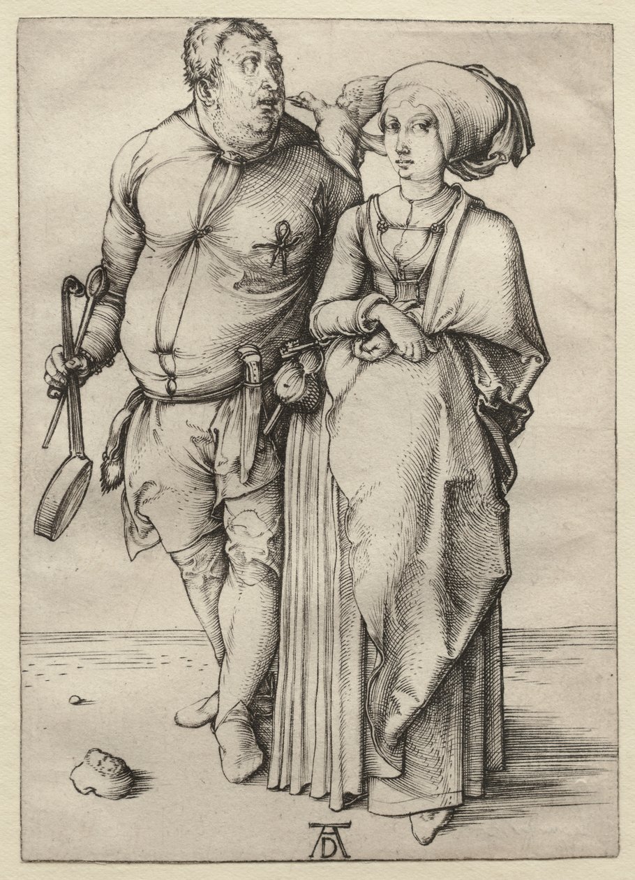 O cozinheiro e a sua mulher de Albrecht Dürer
