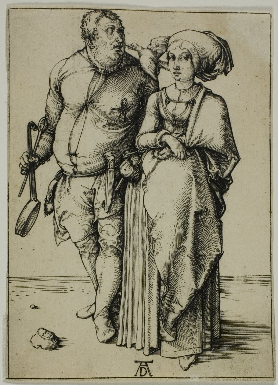 O cozinheiro e sua esposa de Albrecht Dürer